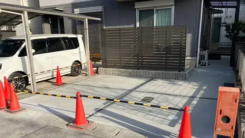 愛知県のフェンス・駐車場・土間・目隠しの施工事例（5枚目）
