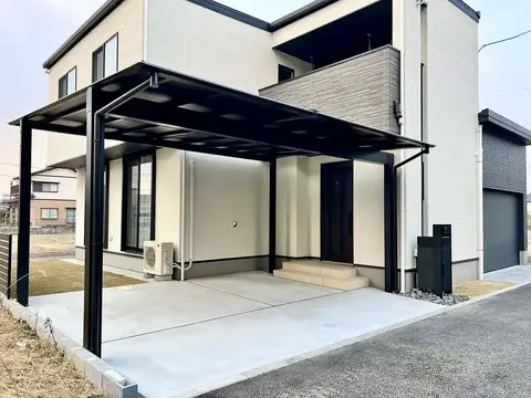 岐阜県のカーポート・門柱・門塀の施工事例（4枚目）