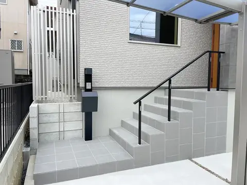 愛知県のカーポート・アプローチ・階段・スロープの施工事例