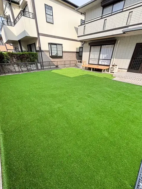 愛知県の駐車場・土間・芝・植栽の施工事例
