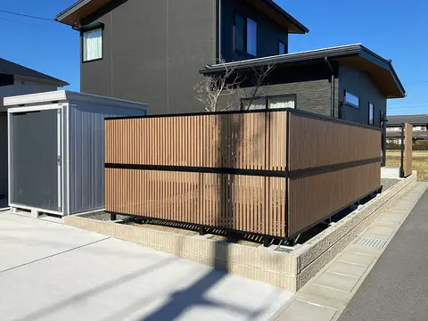 岐阜県のカーポート・フェンス・目隠しの施工事例