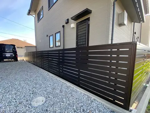 長野県のフェンスの施工事例