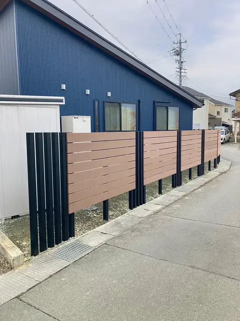 長野県のフェンス・目隠しの施工事例（3枚目）
