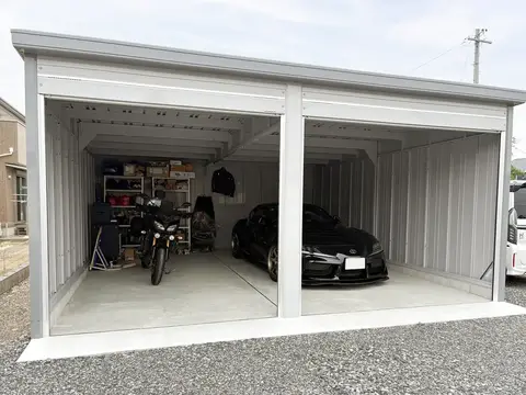 岐阜県のガレージの施工事例