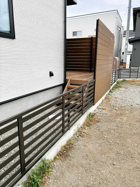 長野県のアプローチ・デッキ・テラスの施工事例（6枚目）