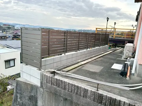 岐阜県のフェンスの施工事例（2枚目）