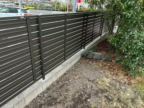 岐阜県のフェンス・芝・植栽の施工事例（6枚目）