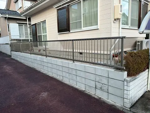 岐阜県のフェンス・擁壁・ブロックの施工事例（2枚目）